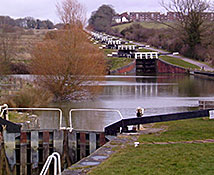 Caen Hill Locks, Kennet & Avon Canal, Devizes